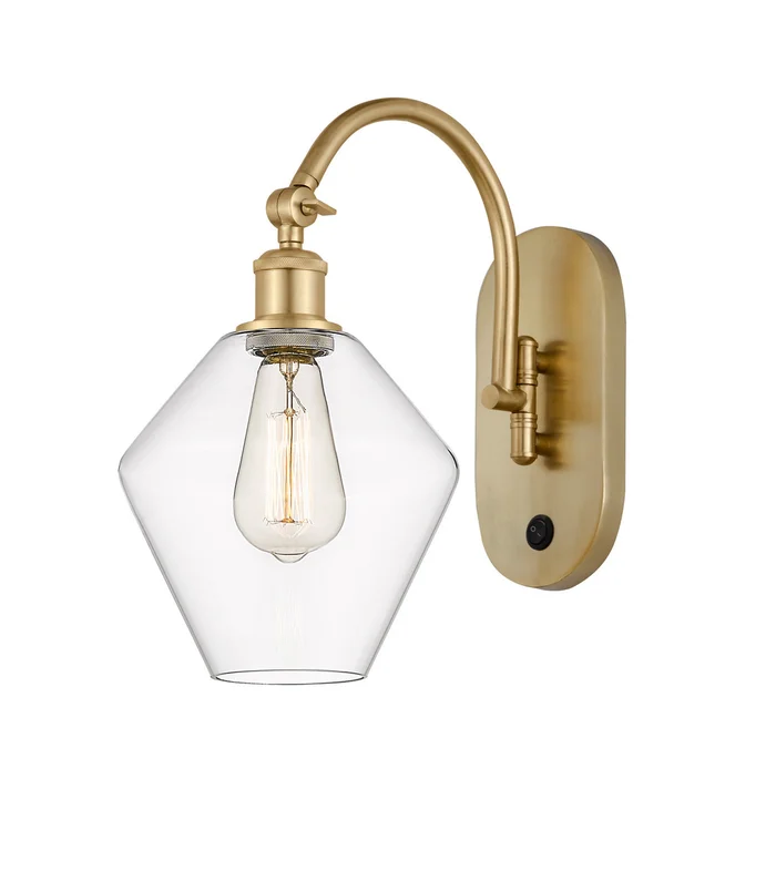 Ballston LED Wall Sconce in Satin Gold (405|518-1W-SG-G652-8-LED)