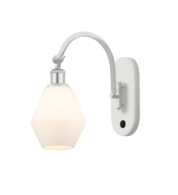 Ballston LED Wall Sconce in White Polished Chrome (405|518-1W-WPC-G651-6-LED)