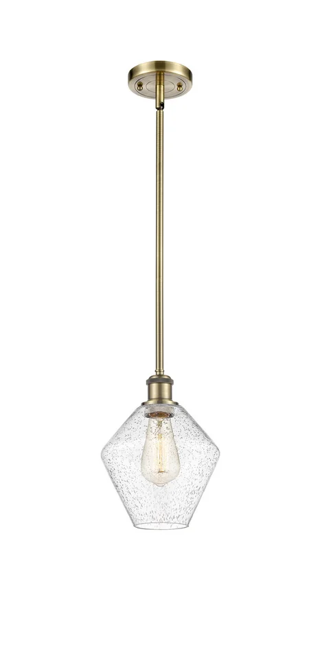 Ballston One Light Mini Pendant in Antique Brass (405|516-1S-AB-G654-8)