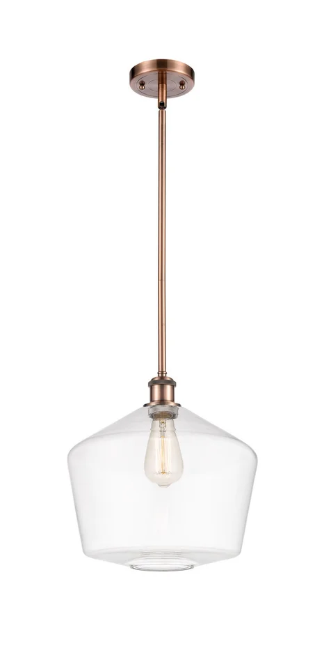 Ballston One Light Mini Pendant in Antique Copper (405|516-1S-AC-G652-12)