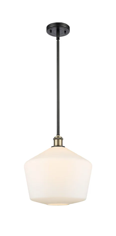 Ballston One Light Mini Pendant in Black Antique Brass (405|516-1S-BAB-G651-12)
