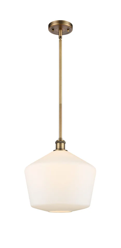 Ballston One Light Mini Pendant in Brushed Brass (405|516-1S-BB-G651-12)