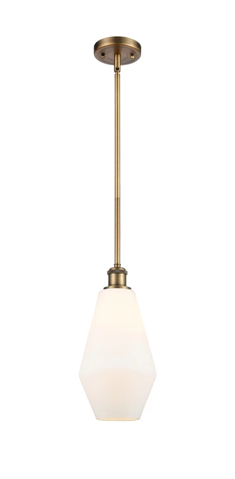 Ballston One Light Mini Pendant in Brushed Brass (405|516-1S-BB-G651-7)