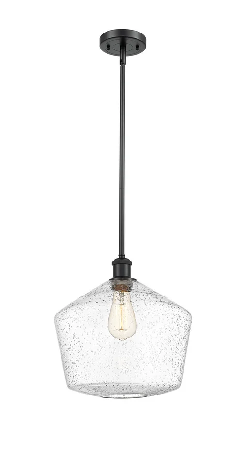 Ballston One Light Mini Pendant in Matte Black (405|516-1S-BK-G654-12)