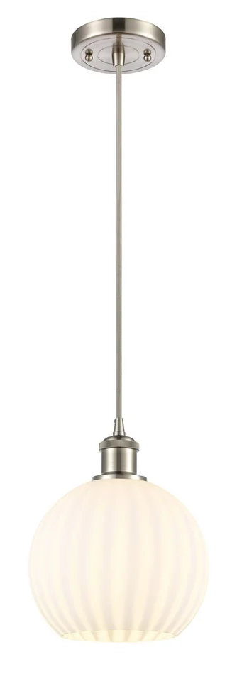 Ballston One Light Mini Pendant in Polished Nickel (405|516-1P-PN-G1215-8)