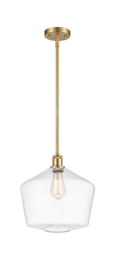 Ballston One Light Mini Pendant in Satin Gold (405|516-1S-SG-G652-12)