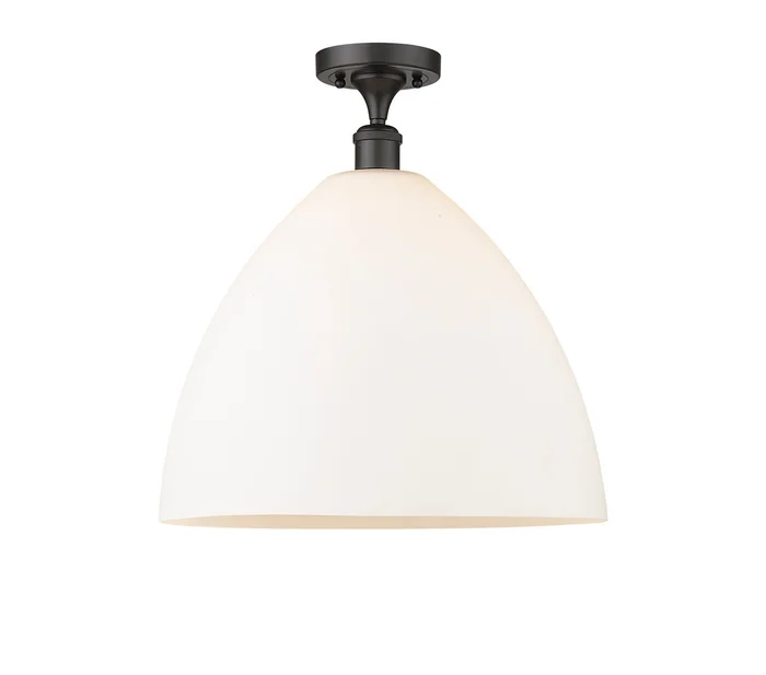 Ballston One Light Semi-Flush Mount in Antique Brass (405|516-1C-AB-GBD-164)