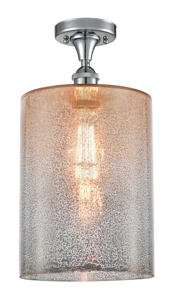 Ballston One Light Semi-Flush Mount in Brushed Brass (405|516-1C-BB-G1113-L)