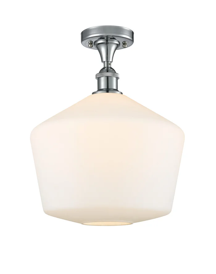 Ballston One Light Semi-Flush Mount in Polished Chrome (405|516-1C-PC-G651-12)