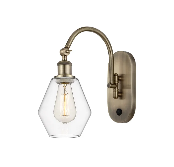 Ballston One Light Wall Sconce in Antique Brass (405|518-1W-AB-G652-6)
