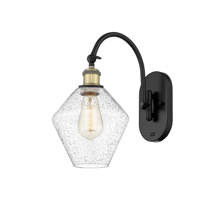 Ballston One Light Wall Sconce in Black Antique Brass (405|518-1W-BAB-G654-8)