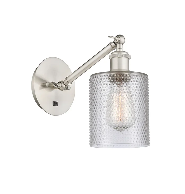 Ballston One Light Wall Sconce in Brushed Satin Nickel (405|317-1W-SN-G112)