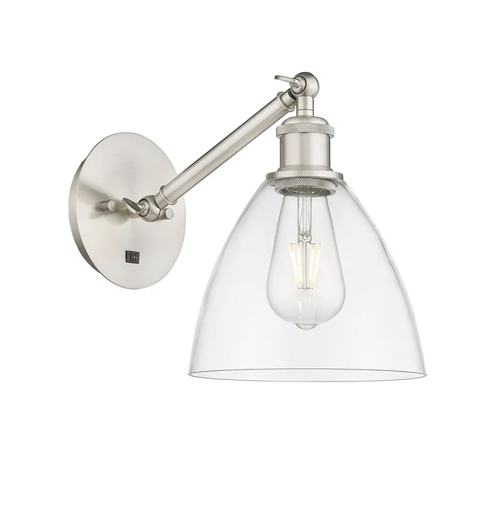 Ballston One Light Wall Sconce in Brushed Satin Nickel (405|317-1W-SN-GBD-752)