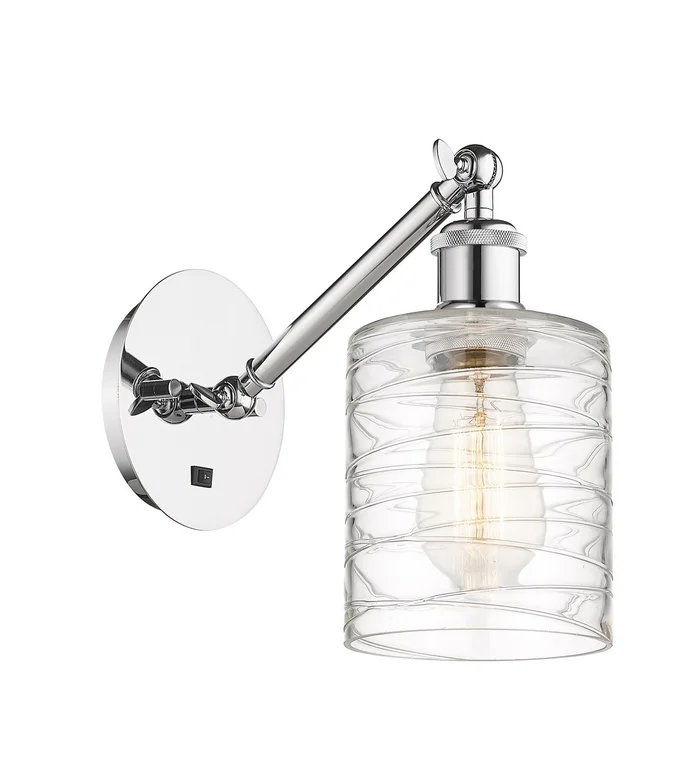 Ballston One Light Wall Sconce in Polished Chrome (405|317-1W-PC-G1113)