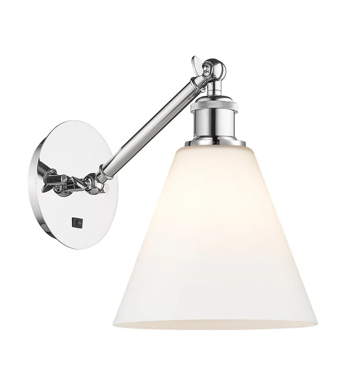 Ballston One Light Wall Sconce in Polished Chrome (405|317-1W-PC-GBC-81)