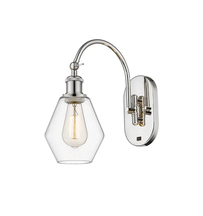 Ballston One Light Wall Sconce in Polished Nickel (405|518-1W-PN-G652-6)