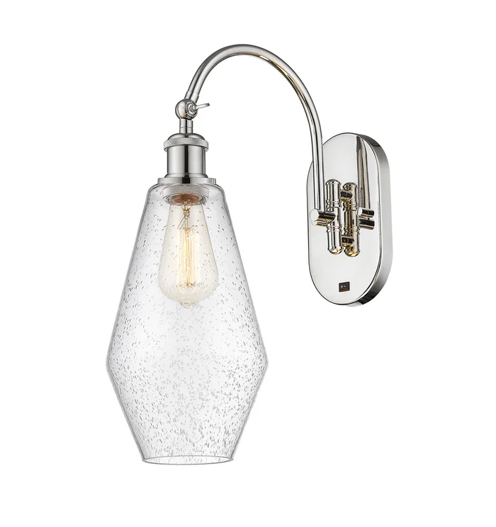 Ballston One Light Wall Sconce in Polished Nickel (405|518-1W-PN-G654-7)
