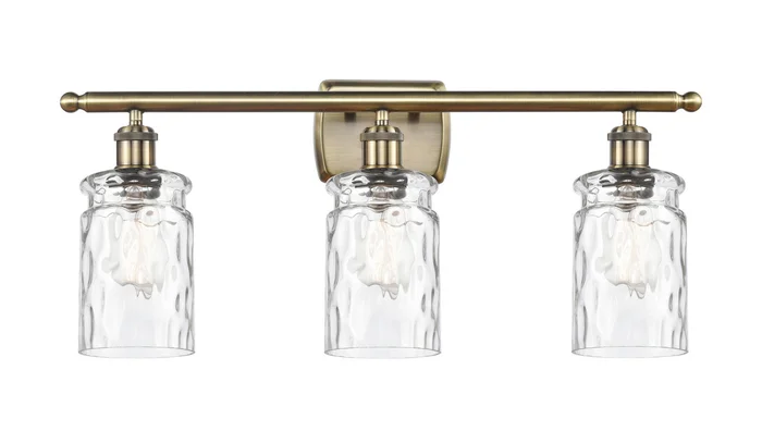 Ballston Three Light Bath Vanity in Antique Brass (405|516-3W-AB-G352)