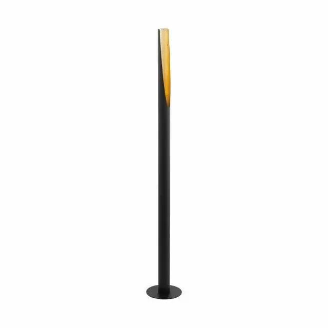 Barbotto Black and Gold Floor Lamp