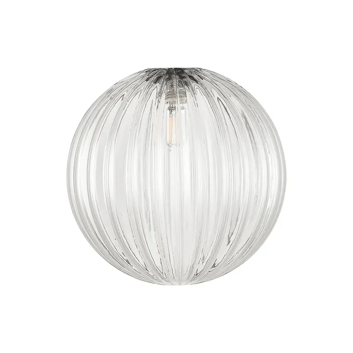Baron 15cm Segment (AL) Round Globe Glass Shade for G9 Fittings