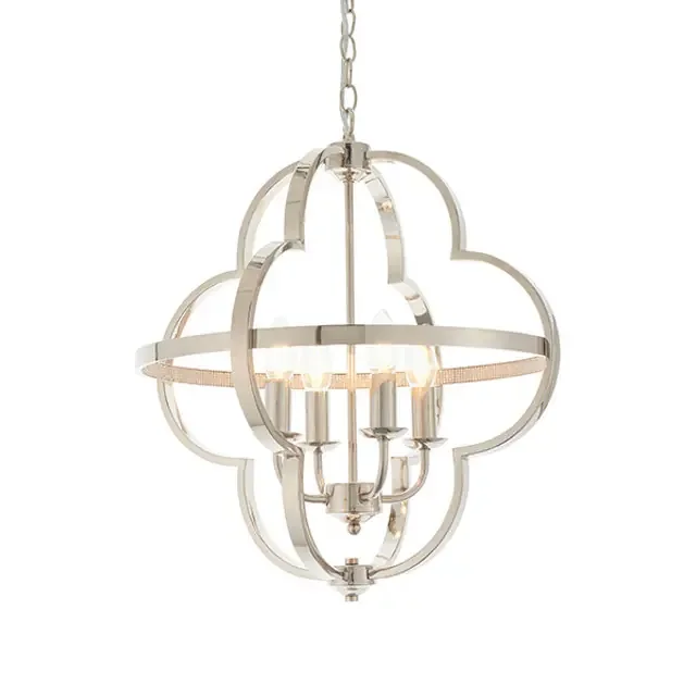 Barton 4 Light Brushed Nickel Pendant Light