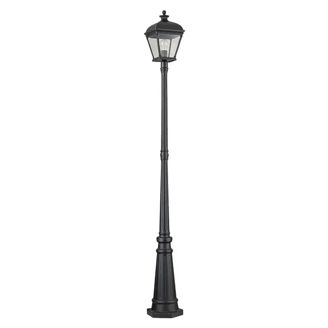 Bayview Black IP44 Post Light
