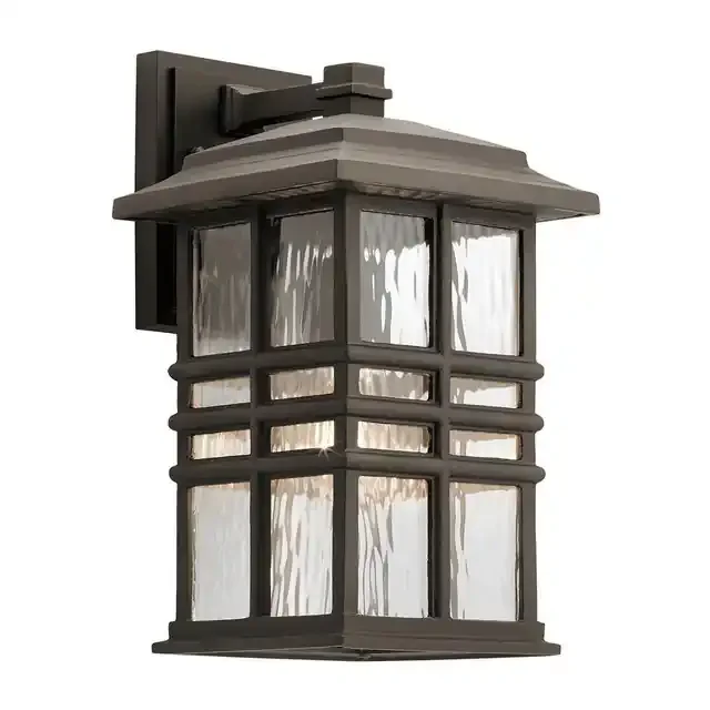 Beacon Square Old Bronze Medium IP44 Wall Light