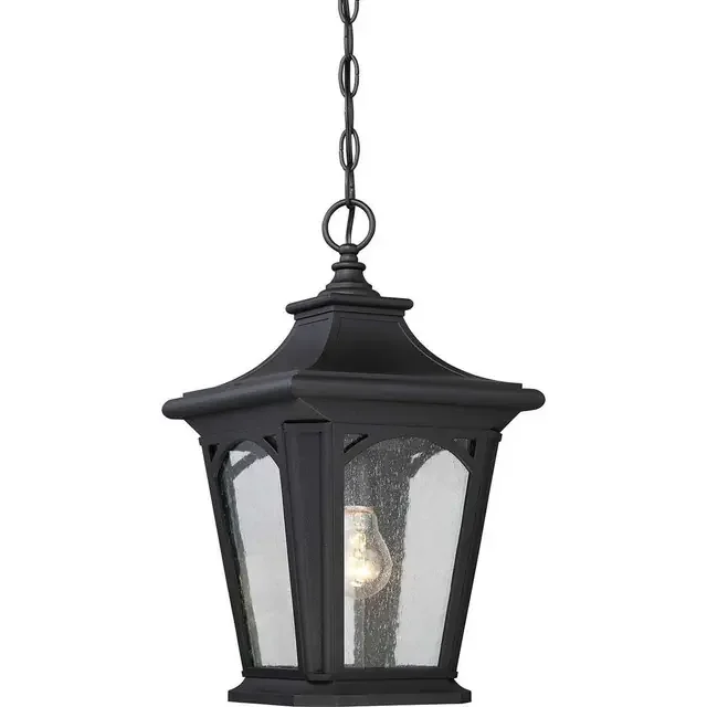 Bedford Mystic Black IP44 Pendant Light
