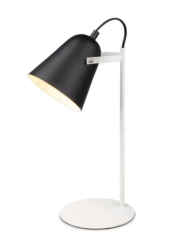 Bella Black and White Adjustable Task Table Lamp
