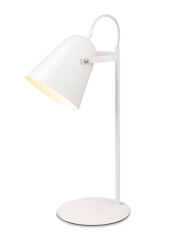 Bella White Adjustable Task Table Lamp