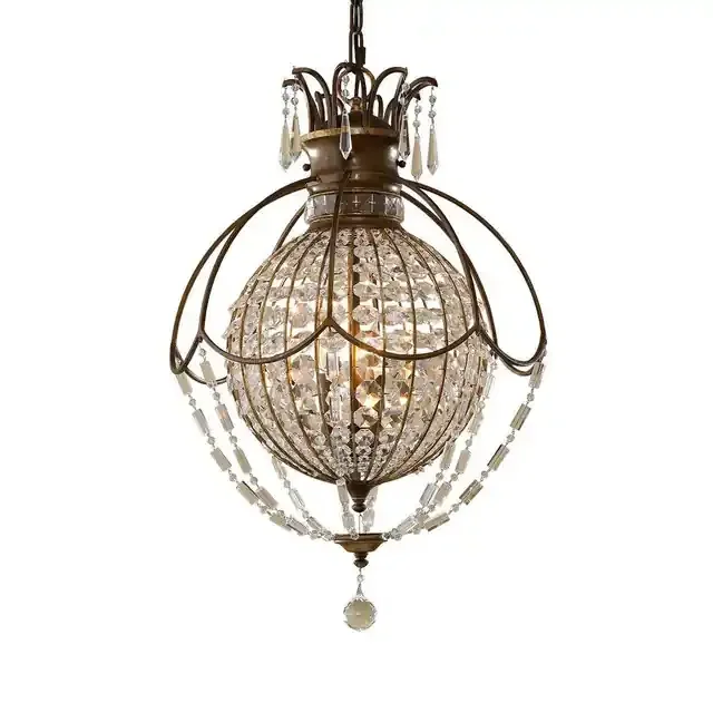 Bellini 3 Light Oxidised and British Bronze Pendant Light