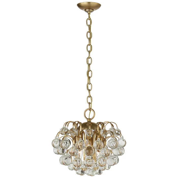 Bellvale Six Light Chandelier, Hand-Rubbed Antique Brass