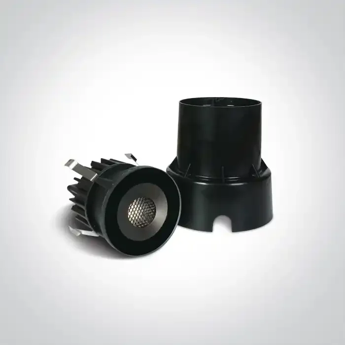 Black 6W COB LED inground, IP67, for path illumination.