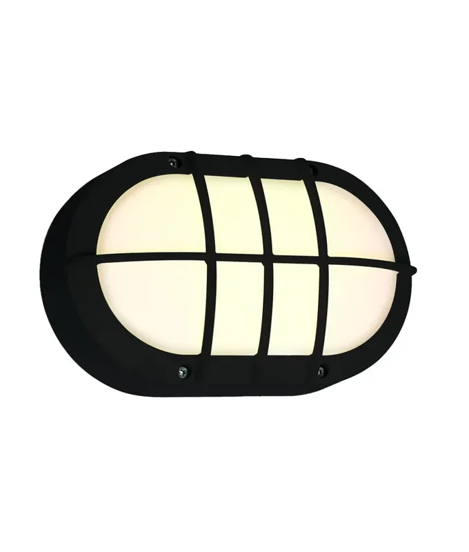 Black Cage Effect LED Bulkhead Lightt – IP54