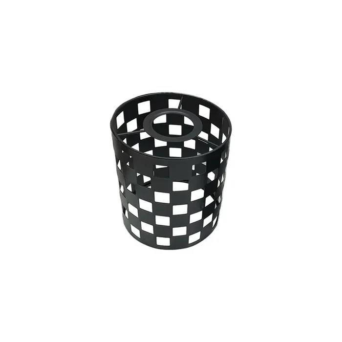 Black Check Style Cylinder Light Shade