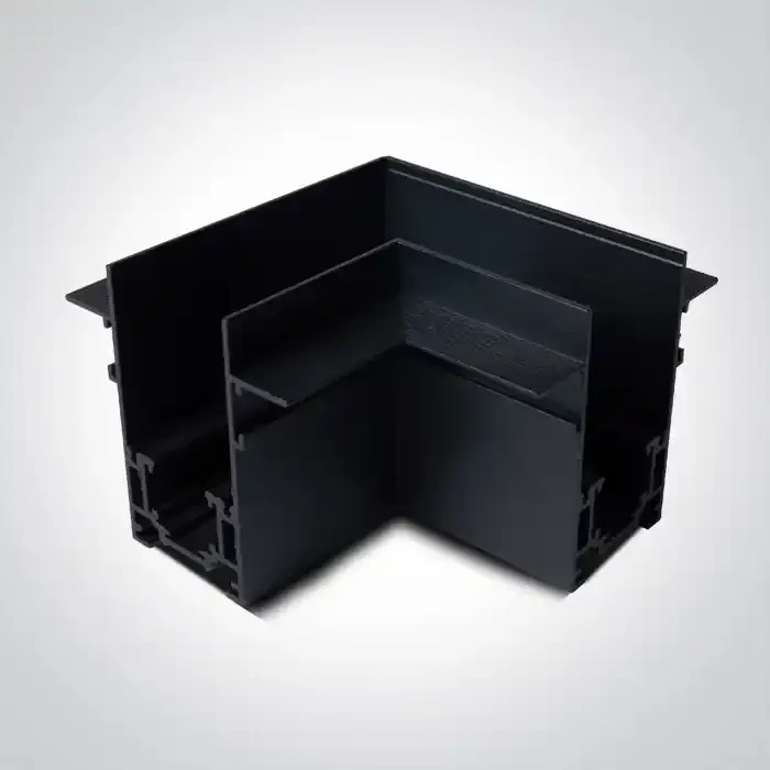 Black Trimless recessed corner for 42001TR & 42002TR.