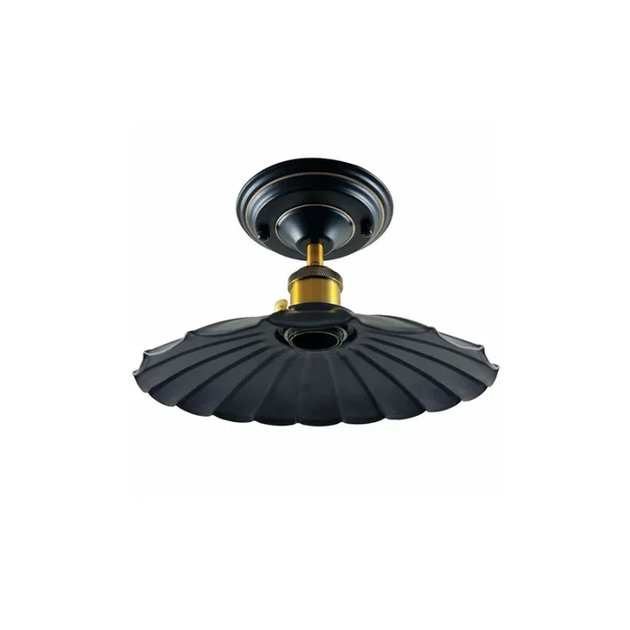 Black Umbrella Vintage Style Ceiling Light – Flush Mounted
