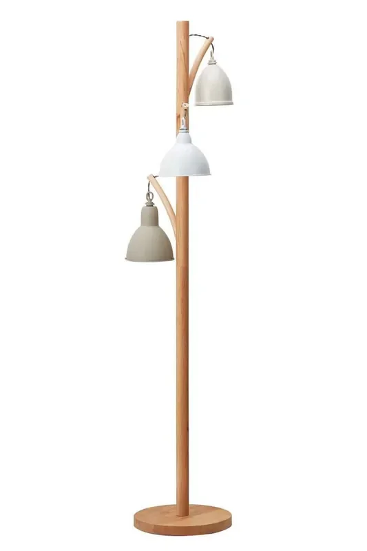 Blyton 3 Light with Painted Metal Shade Floor Lamp
