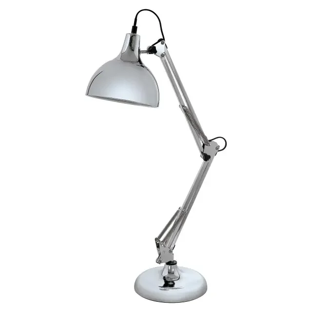 Borgillio Chrome Adjustable Spot Table Lamp