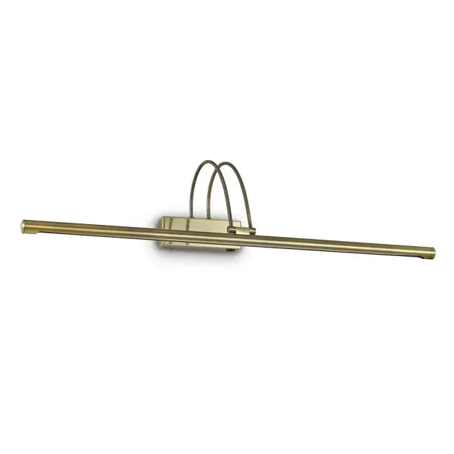 Bow AP Antique Brass with Adjustable 76cm LED Picture Light