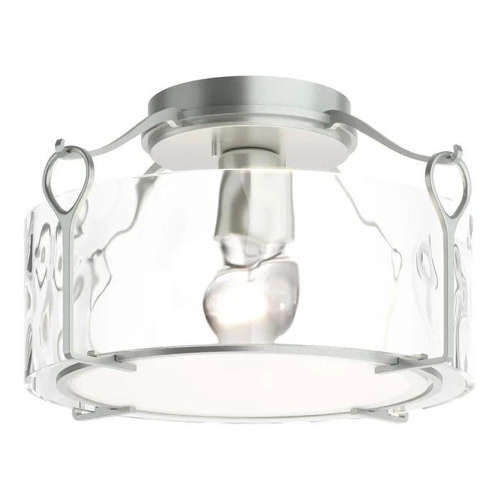 Bow One Light Semi-Flush Mount in Vintage Platinum (39|121142-SKT-82-LL0218)
