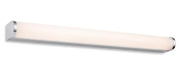 Bravo Chrome with Opal Diffuser 60cm LED IP44 Wall Light