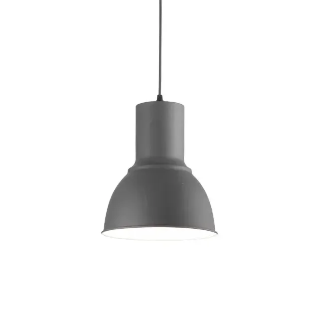 Breeze SP1 Black with White Inside 23.5cm Shade Pendant Light