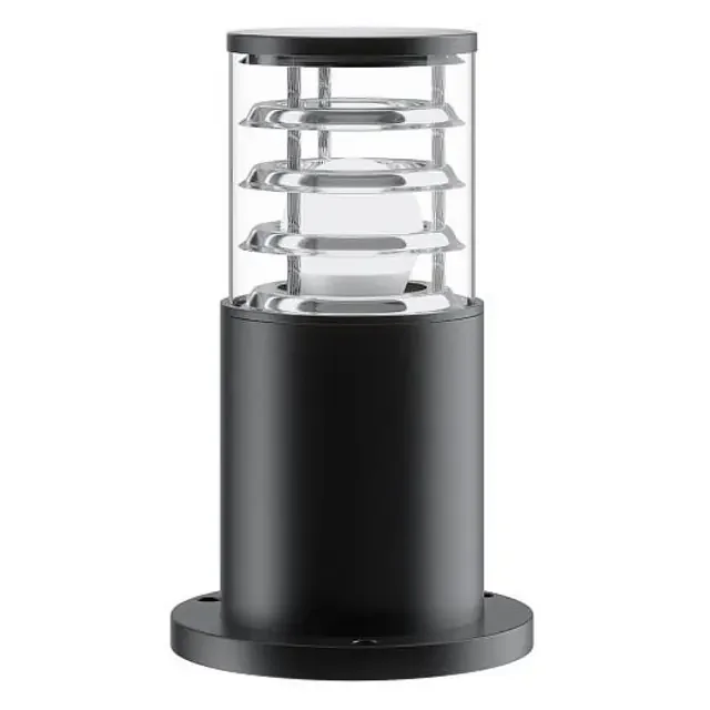 Bronx Black 25cm IP54 Bollard