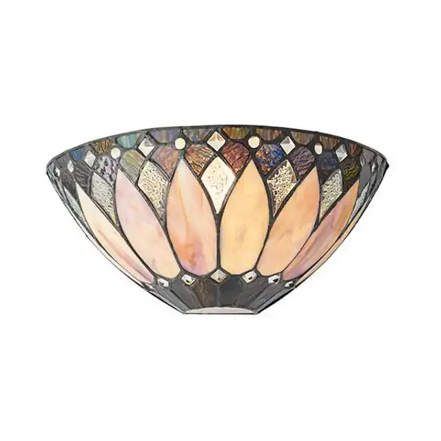 Brooklyn Black Tiffany Wall Light