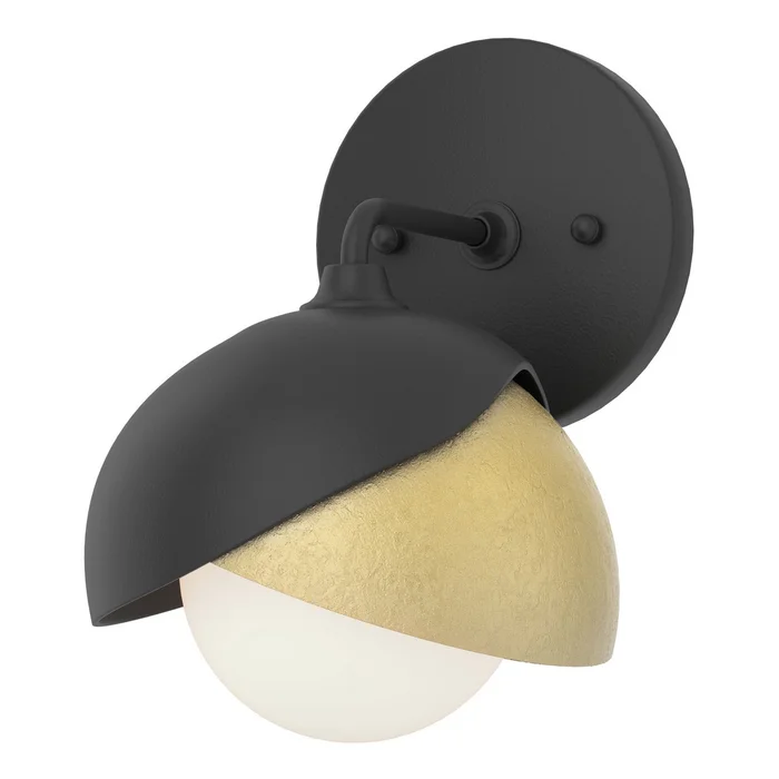 Brooklyn One Light Bath Sconce in Black (39|201374-SKT-10-86-GG0711)