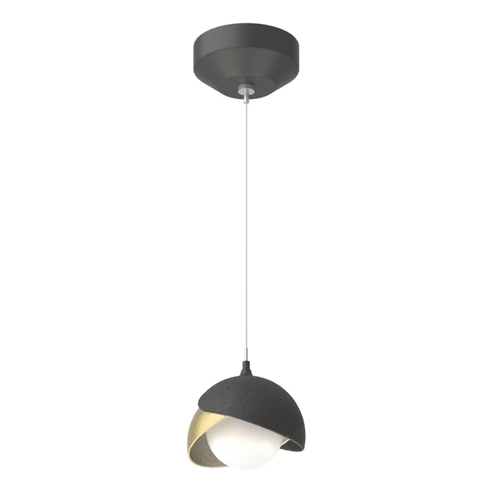 Brooklyn One Light Mini Pendant in Black (39|161183-SKT-STND-10-86-GG0711)