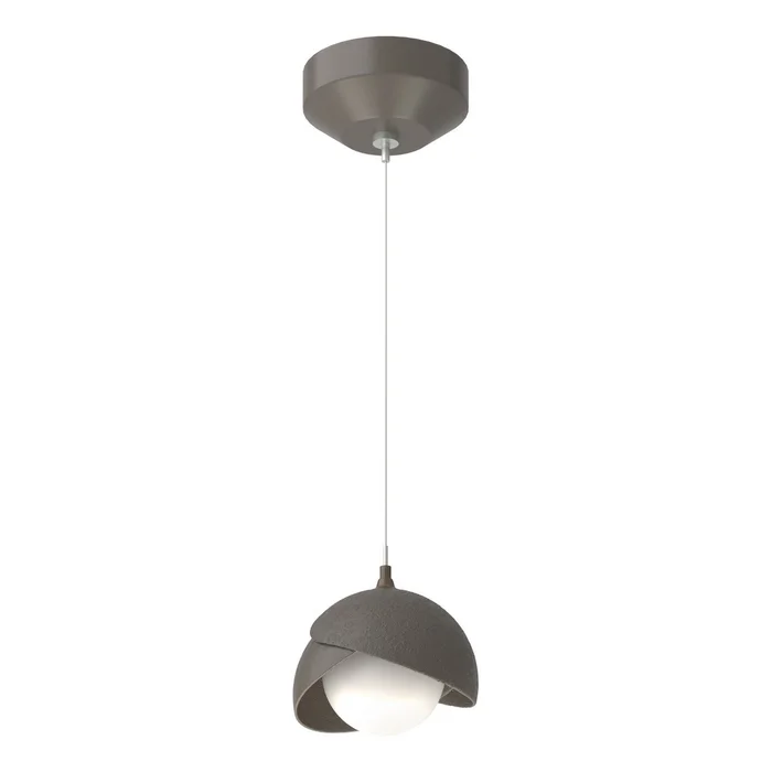 Brooklyn One Light Mini Pendant in Dark Smoke (39|161183-SKT-STND-07-07-GG0711)
