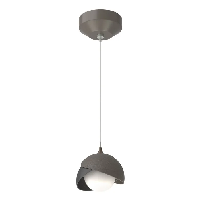 Brooklyn One Light Mini Pendant in Dark Smoke (39|161183-SKT-STND-07-10-GG0711)