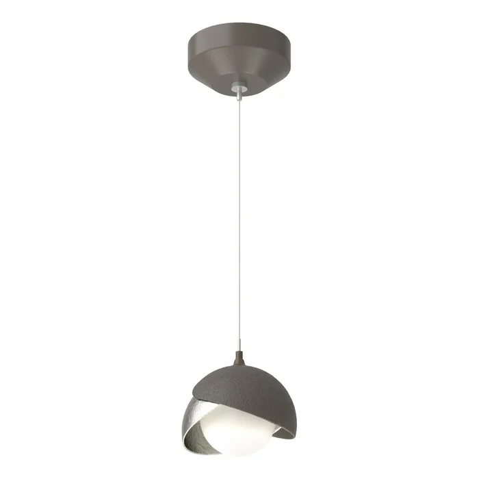Brooklyn One Light Mini Pendant in Dark Smoke (39|161183-SKT-STND-07-85-GG0711)